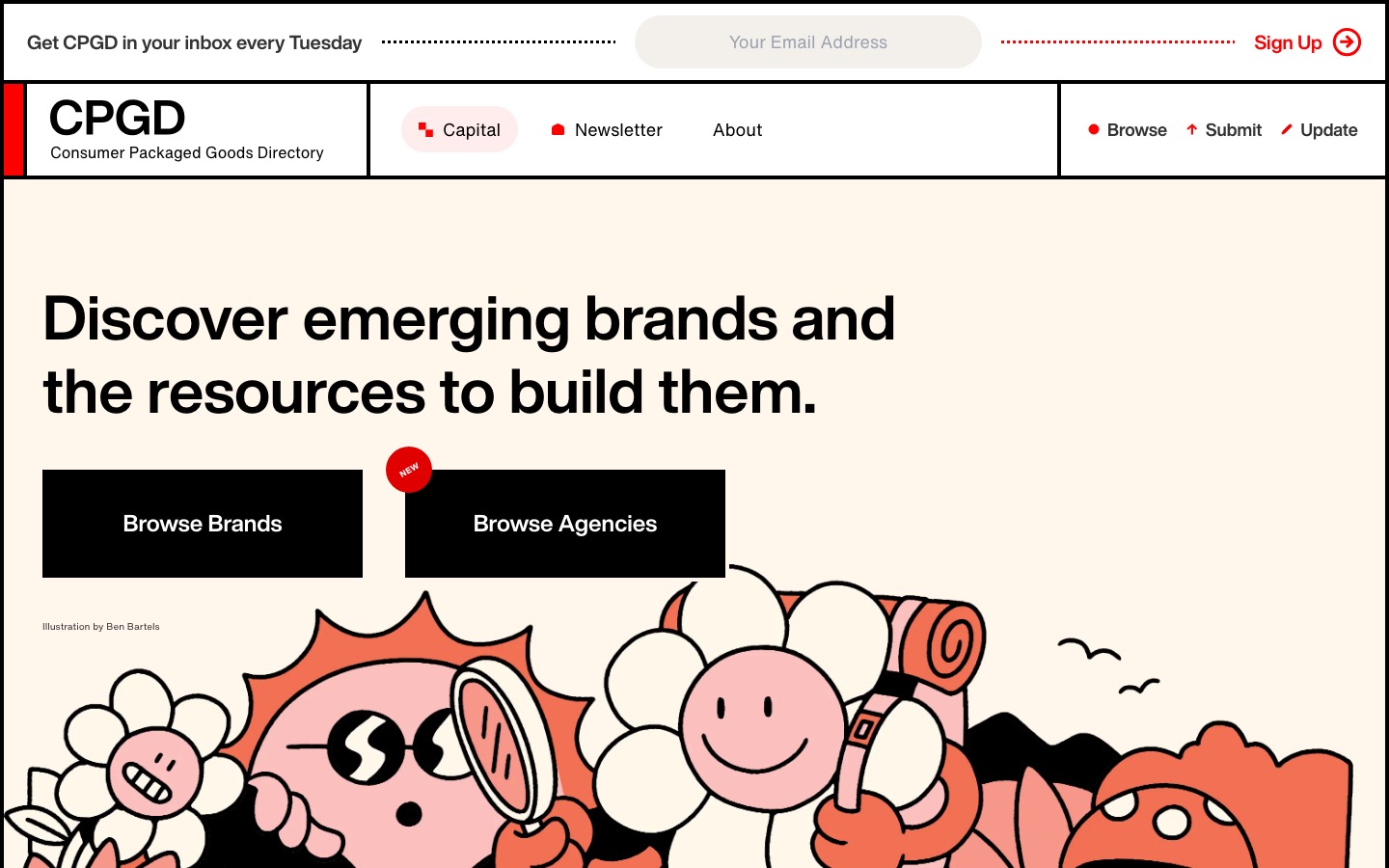 CPGD website homepage