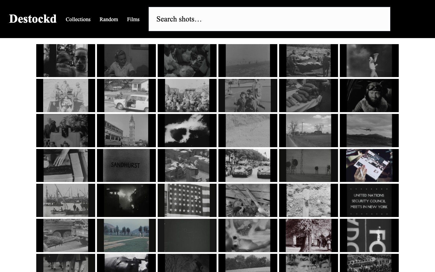 Destockd website homepage