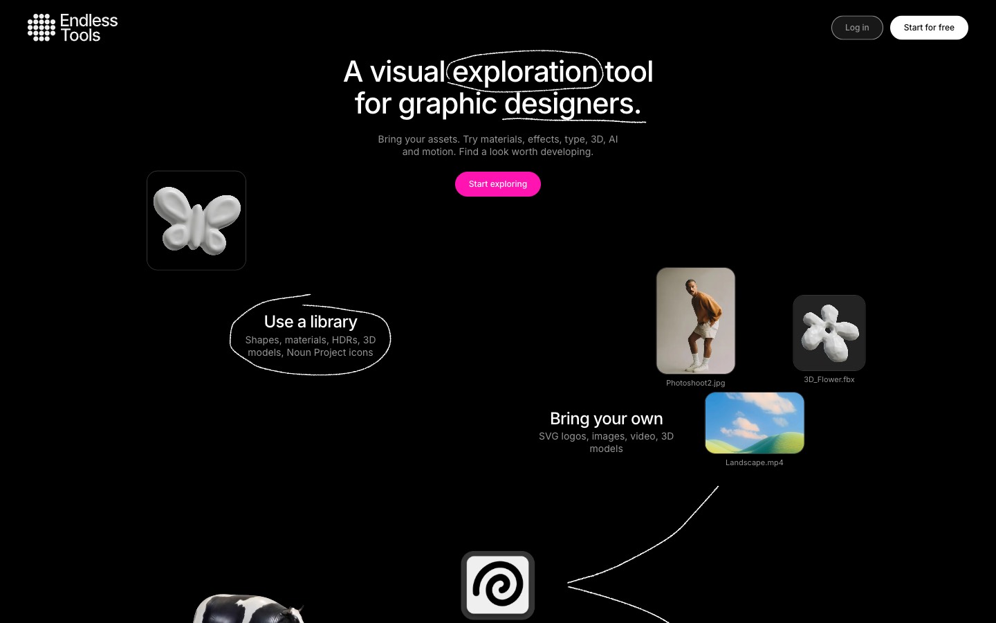 Endless Tools website homepage