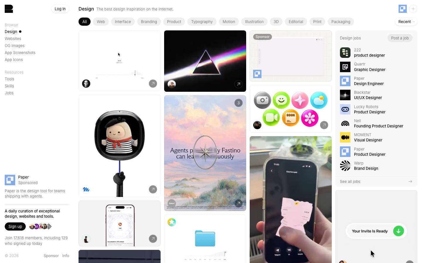Godly website homepage
