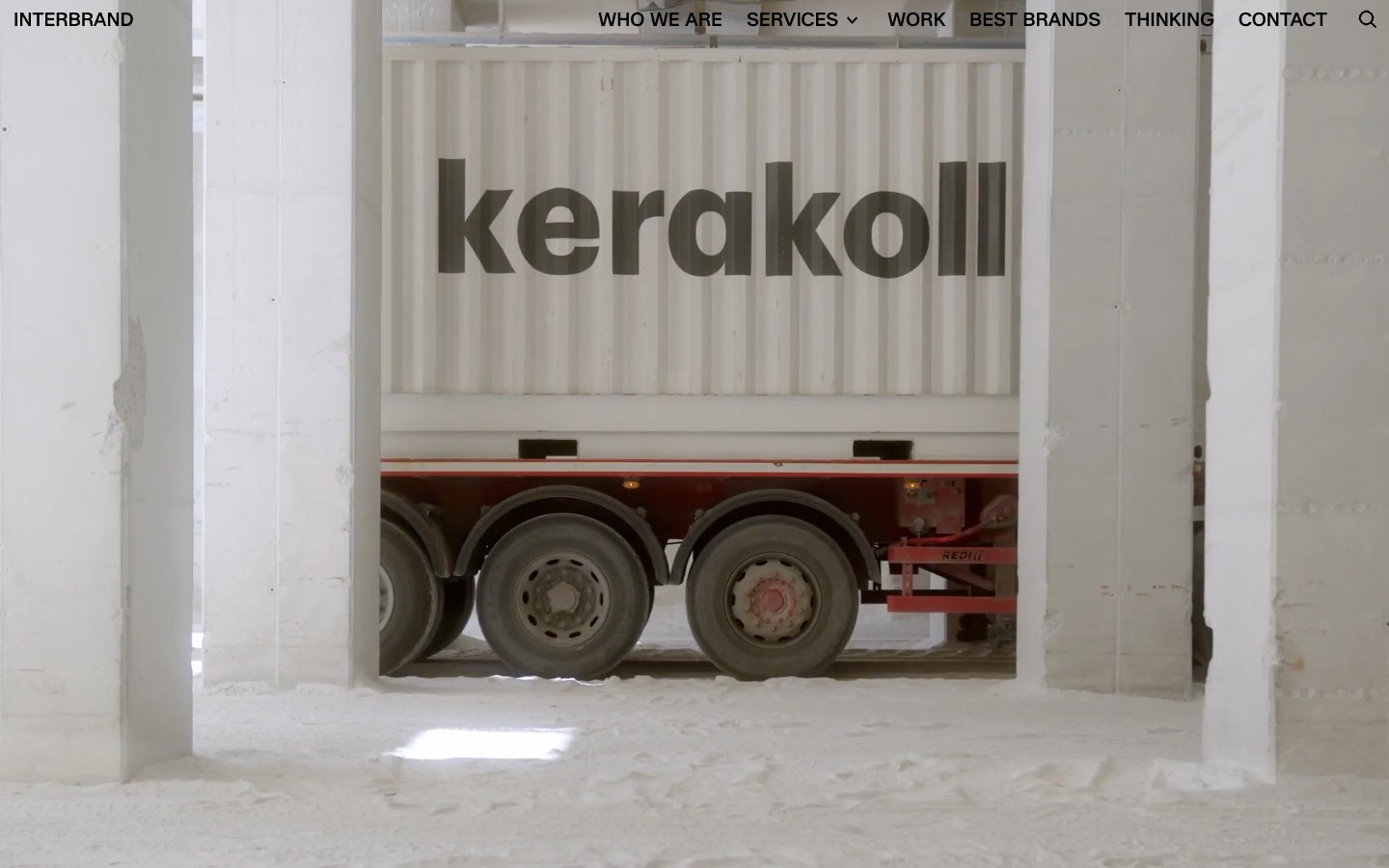 Interbrand website homepage