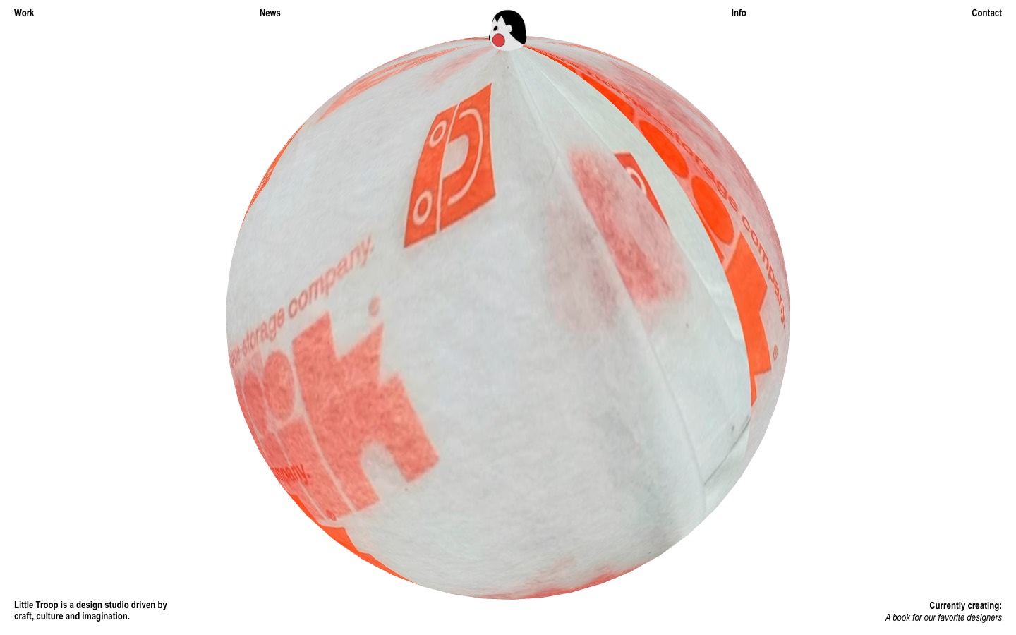 Little Troop website homepage