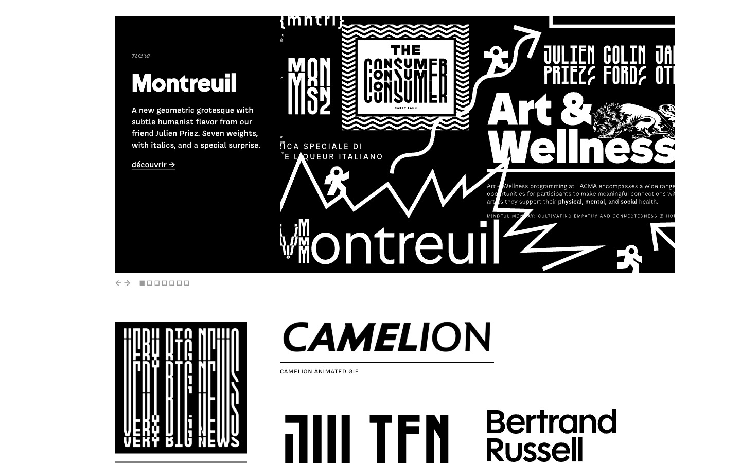 OH no Type Co. website homepage