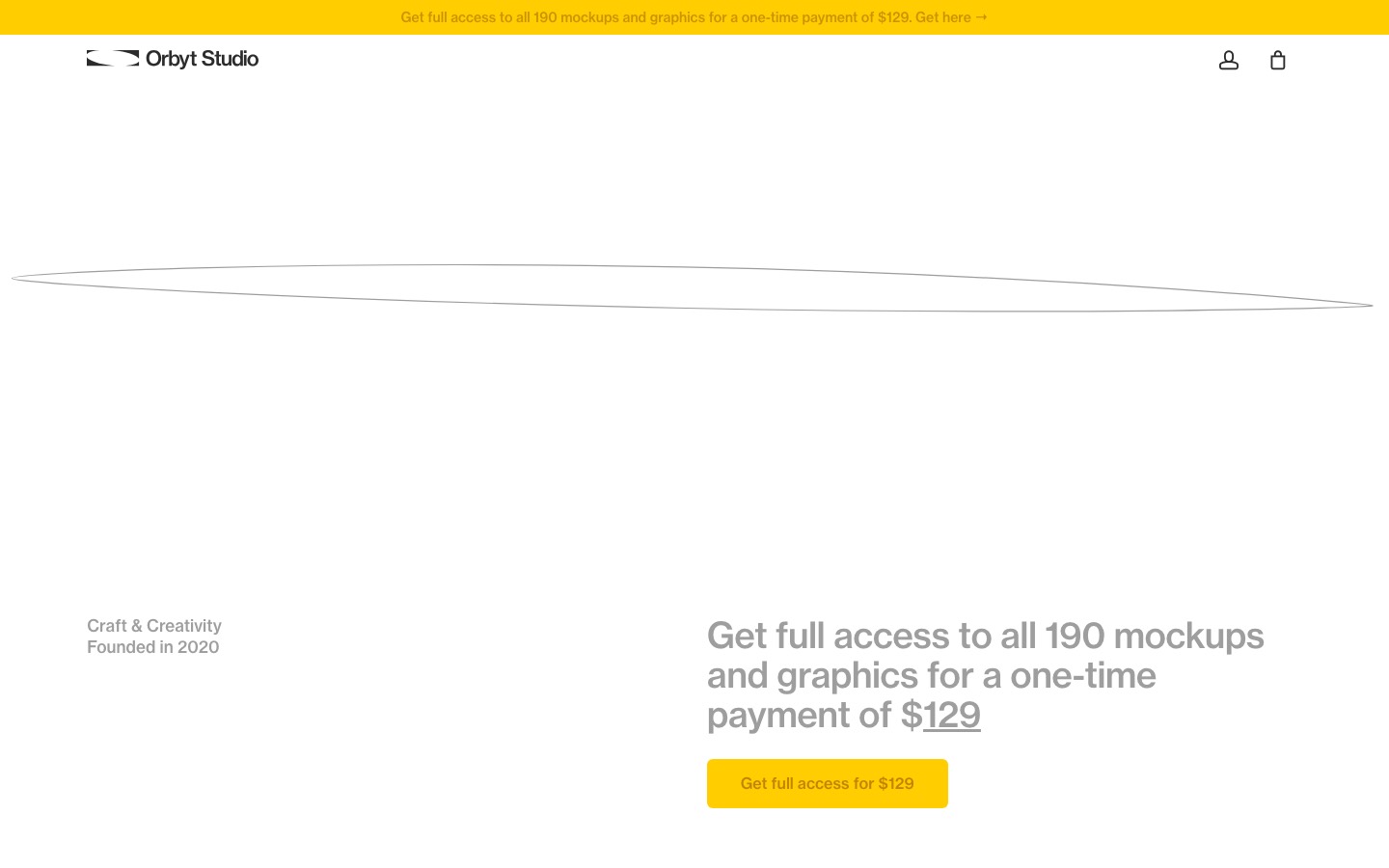 Orbyt Studio website homepage