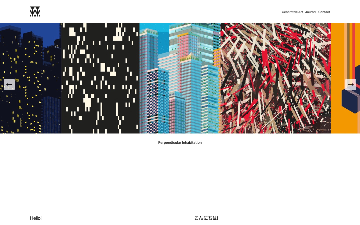 Studio Yorktown website homepage
