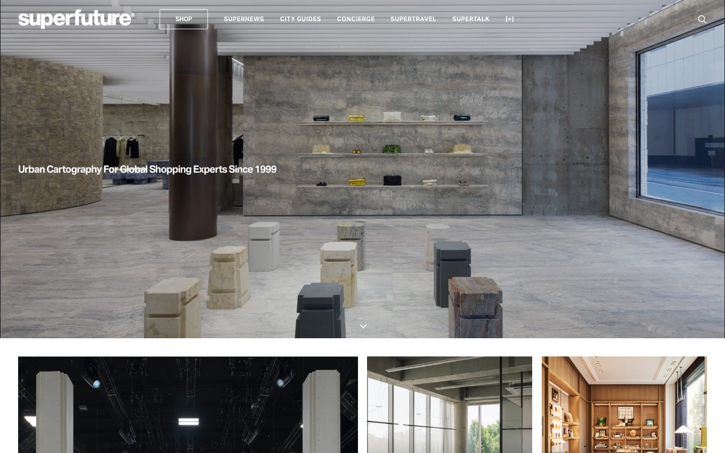 SuperFuture website homepage